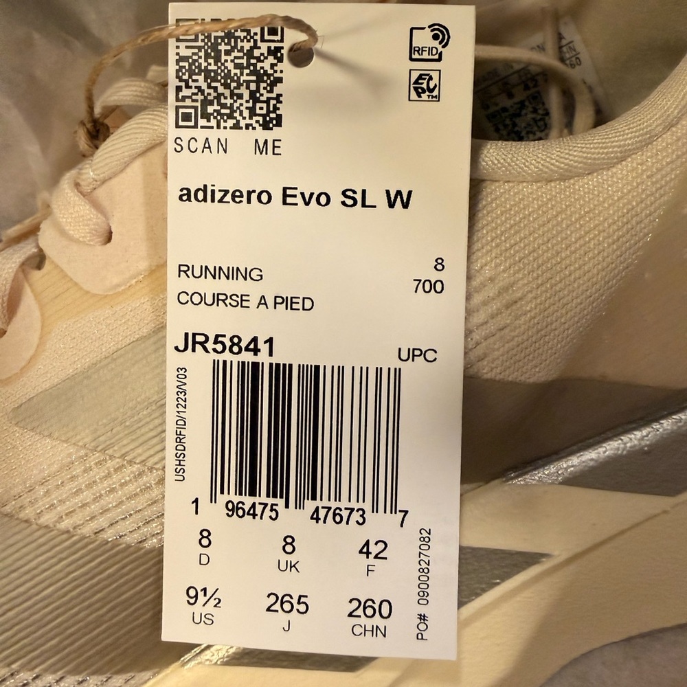NWT Adidas ADIZERO EVO SL SHOES - Picture 9 of 9